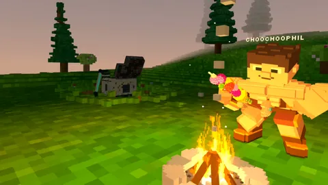 Starworn screenshot: flowers-by-fire